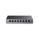 TP-Link TL-SG108E 8port 10/100/1000Mbps LAN menedzselhető asztali Switch