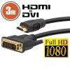 Delight 3m 4K HDMI - DVI-D kábel