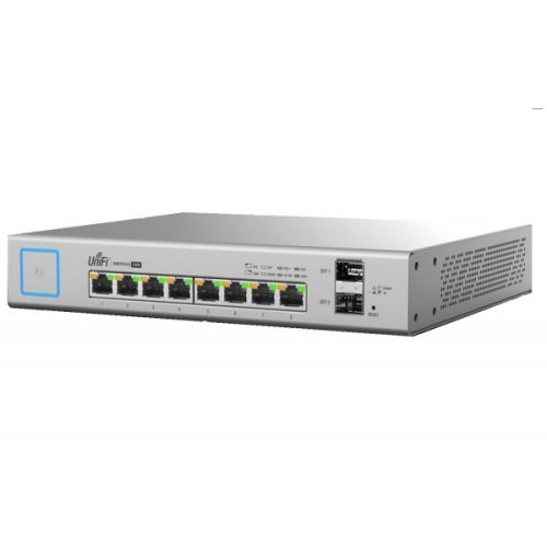 Ubiquiti UniFi US-8-150W 8port GbE PoE (150W) 2port GbE SFP menedzselhető switch