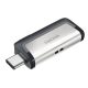 Sandisk 32GB USB3.0/Type-C Dual Drive Fekete-Ezüst (173337) Flash Drive