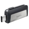 Sandisk 128GB USB3.0/Type-C Dual Drive Fekete-Ezüst (173339) Flash Drive