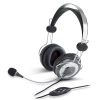 Genius HS-04SU jack mikrofonos PC ezüst headset