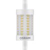 Osram Star műanyag búra/7W/806lm/2700K/R7s LED ceruza