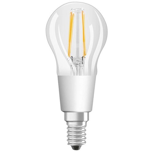 Osram Star+ GLOWdim átlátszó üveg búra/4,5W/470lm/2700K/E14 szabályozható LED kisgömb izzó