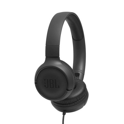 JBL T500BLK mikrofonos fekete fejhallgató