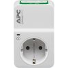 APC PM1WU2-GR SURGE PROTECTOR túlfeszültségvédő 2 USB csatlakozóval