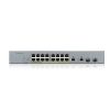 ZyXEL GS1350-18HP 16x GbE LAN PoE (250W) 2x GbE RJ45/SFP Combo port smart menedzselhető CCTV PoE switch