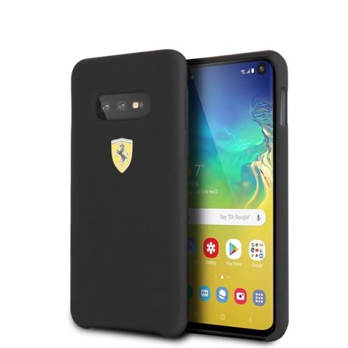 Ferrari Samsung S10 Lite SF fekete szilikon  hátlap