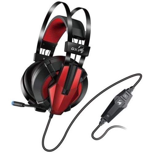 Genius HS-G710V USB fekete-piros gamer headset