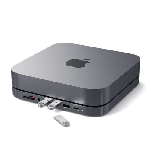 Satechi ST-ABHFM Type-C Mac Mini asztroszürke HUB és állvány