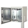 Lande LN-SBO-IP5516U6060-LG SAFEbox 19" 16U 600x600 kültéri szürke fali rack szekrény