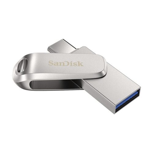 Sandisk 512GB USB3.1/Type-C Dual Drive Luxe Ezüst (186466) Flash Drive