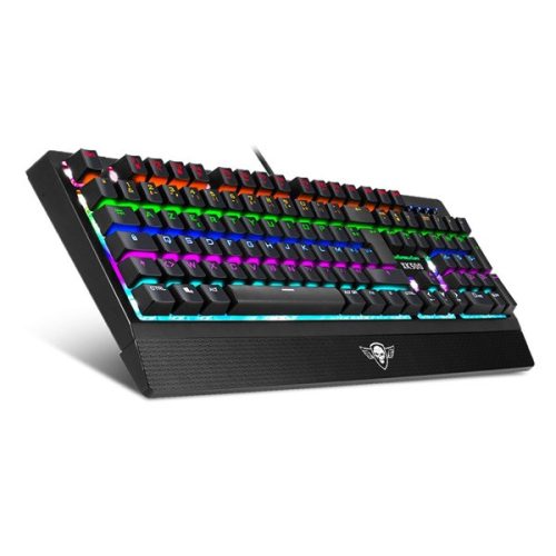 Spirit of Gamer XPERT K500 HUN fekete RGB USB mechanikus gamer billentyűzet