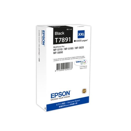 Epson C13T789140 T7891 patron fekete