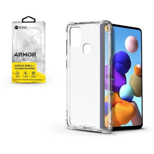 Roar KC0547 Roar Armor Samsung A21s átlátszó ütésálló szilikon védőtok