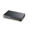 ZyXEL GS2220-10HP 8port GbE PoE LAN 2xGbE RJ45/SFP Combo port (180W) PoE L2 menedzselhető switch