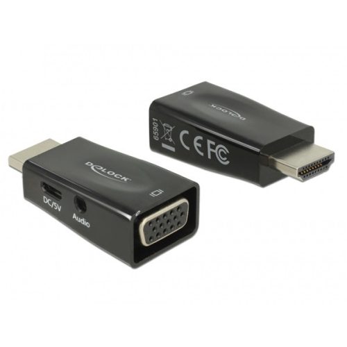 Delock 65901 HDMI-A apa > VGA anya audió adapter