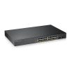 ZyXEL GS1900-24HP v2 24port GbE LAN PoE (170W) smart menedzselhető PoE switch