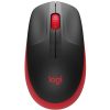 Logitech M190 piros vezeték nélküli egér