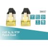 DIGITUS CAT6A S-FTP LSZH 1m fekete patch kábel