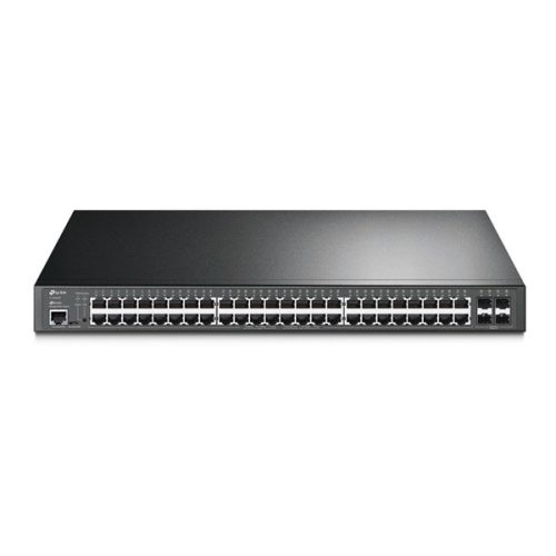 TP-Link TL-SG3452P JetStream 48xGbE PoE LAN 4xGbE SFP port L2+ menedzselhető PoE+ switch