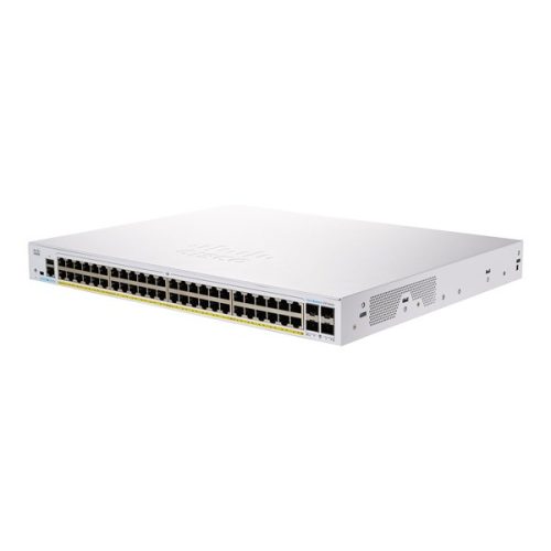 Cisco CBS250-48P-4X 48x GbE PoE+ LAN 4x SFP+ port L2 menedzselhető PoE+ switch