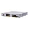 Cisco CBS350-16FP-2G 16x GbE PoE+ LAN 2x SFP port L3 menedzselhető PoE+ switch