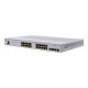 Cisco CBS350-24P-4G 24x GbE PoE+ LAN 4x SFP port L3 menedzselhető PoE+ switch