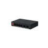 Dahua PFS3006-4ET-60-V2 1x 10/100(Hi-PoE/PoE+/PoE)+3x 10/100(PoE+/PoE)+2x 10/100 uplink, 60W PoE switch