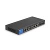 Linksys LGS310C 8x GbE LAN 2x SFP GbE port L3 menedzselhető switch