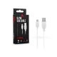 Maxlife TF-0113 1m USB-Lightning fehér adat- és töltőkábel