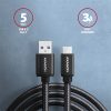 Axagon BUCM3-AM10AB USB-C 3.2 Gen 1 -  USB-A 1 m fekete kábel