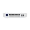 Ubiquiti UniFi USW-Enterprise-8-PoE 8x 2.5GbE Multi-Gigabit PoE LAN 2xSFP+ port L3 menedzselhető switch