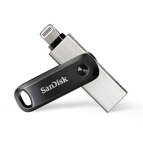 Sandisk 256GB USB3.0/Apple Lightning iXPAND GO Fekete-Ezüst (183589) Flash Drive