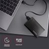 Axagon EE25-A6M USB 3.2 fekete csavar nélküli külső alumínium 2,5" HDD/SSD ház