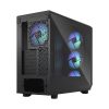 Fractal Design Meshify 2 Lite RGB Fekete világos ablakos (Táp nélküli) E-ATX ház