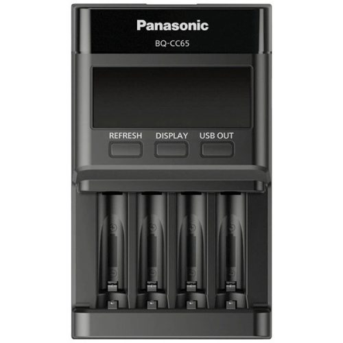 Panasonic Eneloop BQ-CC65E 2/4db AA/AAA gyors akkutöltő