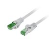 Lanberg PCF7-10CU-0050-S 0,5m Cat7 S/FTP AWG26 LSZH árnyékolt szürke patch kábel