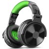 OneOdio Pro-G fekete-zöld gamer headset