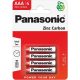 Panasonic RedZinc R03RZ/4BP AAA/mikro cink-mangán tartós elem 4 db/csomag