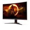 AOC 23,8" C24G2AE/BK FHD VA 165Hz VGA/HDMI/DP gamer ívelt monitor