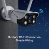 TP-Link VIGI C340-W /4MP/4mm/kültéri/H265/IR30m/SD/Smart Detection/kétirányú hang/Full-Color IP wifi csőkamera