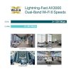 TP-Link EAP650 AX3000 Dual-Band Wi-Fi 6 Vezeték nélküli beltéri Gigabit Access Point