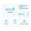 TP-Link DECO X50 AX3000 Whole Home Mesh Wi-Fi 6 802.11ax vezeték nélküli rendszer (1db-os)