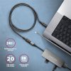 Axagon BUCM32-CF15AB 1,5m USB C fekete hosszabbító kábel