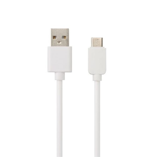 AVAX CB103W PURE 1m 2,1A USB A-Type-C fehér adat- és töltőkábel