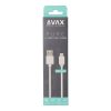 AVAX CB123W PURE 2m 2,1A USB A-Type-C fehér adat- és töltőkábel