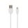 AVAX CB124W PURE 2m 2,1A USB A-Lightning fehér adat- és töltőkábel