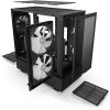 NZXT H5 Flow 2023 RGB All Black Edition Fekete (Táp nélküli) ablakos ATX ház