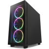 NZXT H7 Elite 2023 Fekete (Táp nélküli) ablakos ATX ház